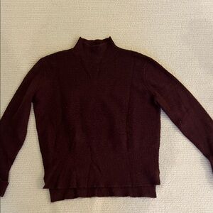 Dex Deep Burgundy Turtleneck Sweater
